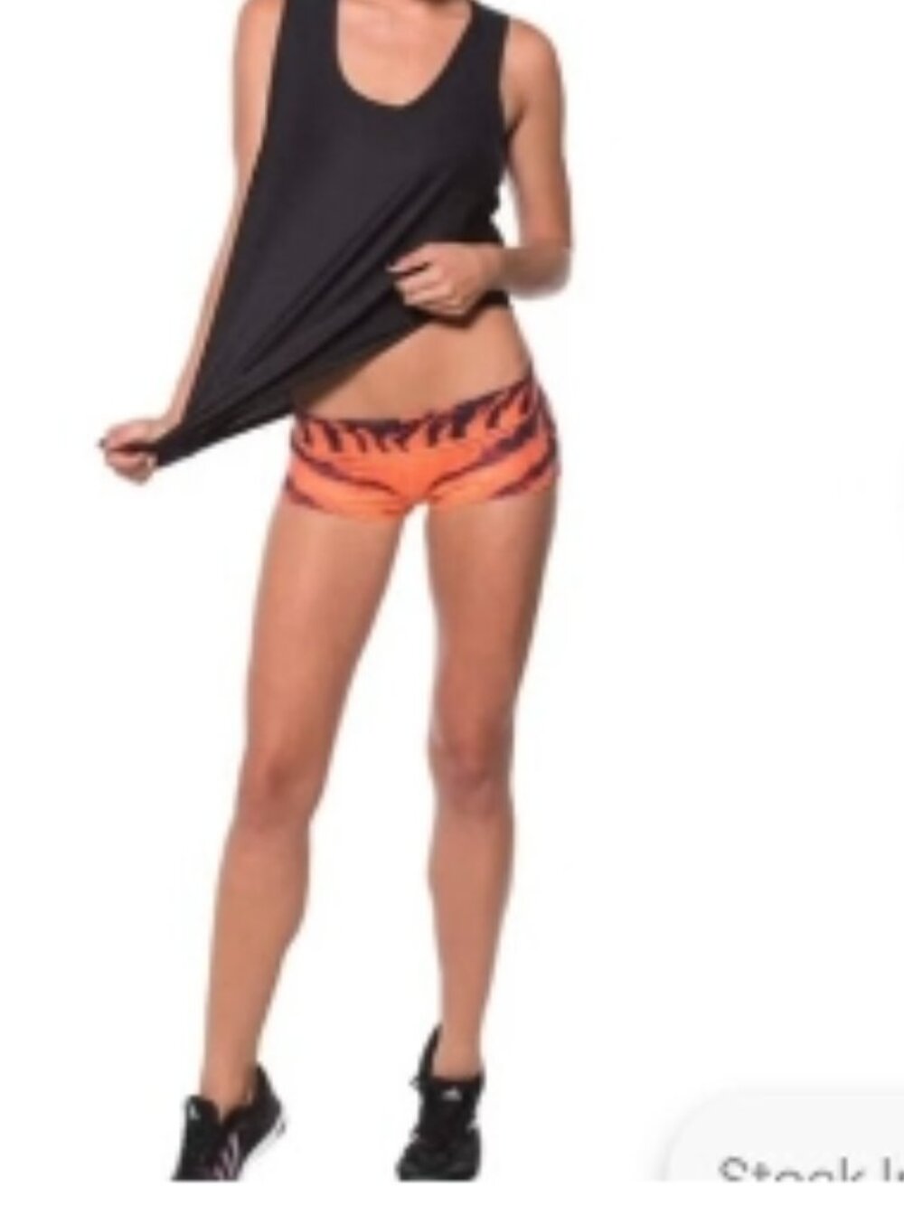 Blackmilk Tiger Stripes Shorties Size XL
